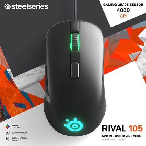 Chuột chơi game SteelSeries Rival 105 2019 Edition (62415) 3